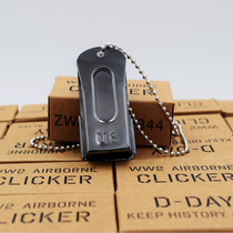 US WWII 101 Airborne Division Enemy identification whistle Cricket Cricket whistle Normandy Landing equipment whistle