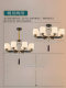 New Chinese-Style Modern Minimalist Living Room and Bedroom, Song-Style Aesthetics, Chinese Style, Zen-Inspired, Elegant Led Dining Room and Tea Room Pendant Light