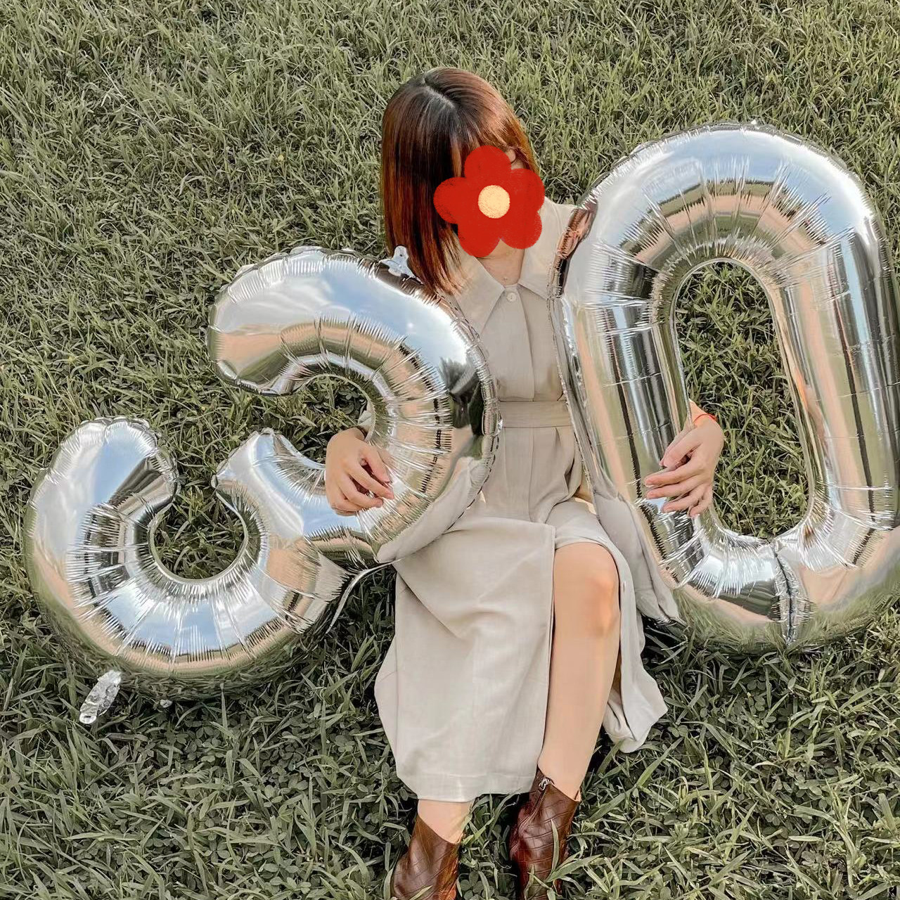 40インチのシルバーアルミホイル製大型数字バースデーバルーン、1歳の誕生日パーティーデコレーション、子供用品、漫画風バルーン