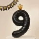 Черная корона № 9 [купить два, чтобы получить цилиндр для перемешивания]