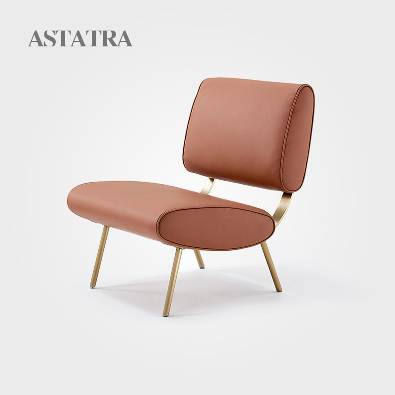 Designer very simple chair Round D 154 5 Nordic sofa chair single light luxury living room leisure chair