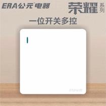 AD switch panel type 86 k60 concealed glory series white switch socket air conditioner