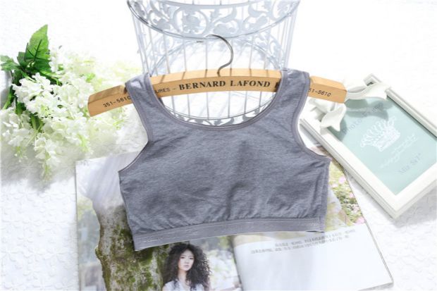 Thiếu niên thời kỳ phát triển áo ngực cotton học sinh trung học cơ sở thanh niên vest kiểu đồ lót cotton mà không có vòng thép đồ lót phụ nữ
