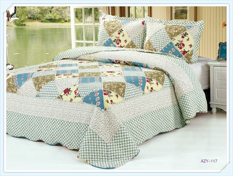 Bông in giường bông bao gồm mảnh duy nhất ba bộ của mùa hè mát điều hòa không khí quilt chần bông tấm bông hai bộ