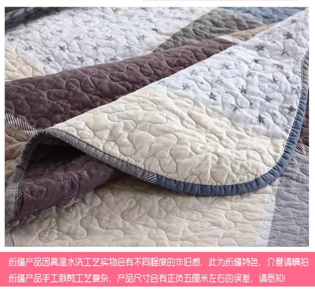 Cotton twill quilting mới bằng cách trải giường ba bộ bông quilting dày ga trải giường máy giặt giường ga trải giường cotton