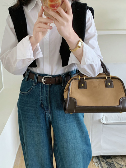 First-Layer Cowhide Women's Belt, Casual and Versatile, Suitable for Work Wear, Niche Classic Style, Genuine Leather Black Belt, Coffee Color