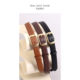 Soft Top-Grain Leather Women's Belt 2025 New Casual Simple Versatile Belt Classic Genuine Leather Belt 3cm