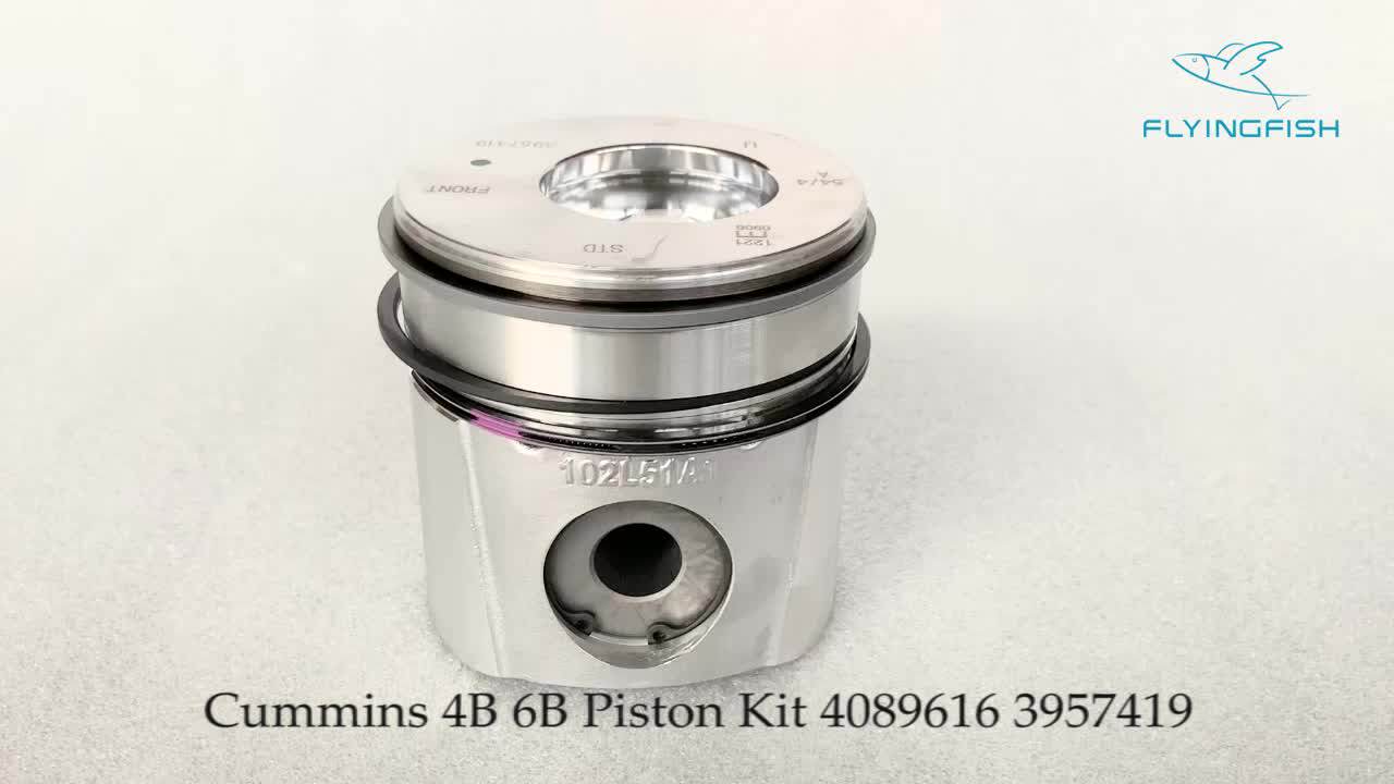 Source Wholesale Piston 3957419 4089616 3957416 for 6BTAA ISB QSB5 
