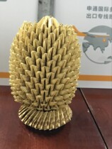 (Green Xiaodian) Three-page one-point paper coin pineapple Fidelity coin folding transshipment coins pineapple ornaments