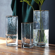 Fengyin Prague Phnom Penh transparent vase Nordic living room flowers hydroponic model room design soft decoration