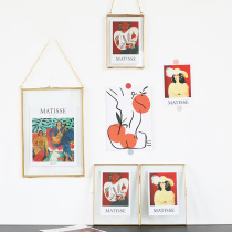 Wind Chants Art Color Morandi Retro Wall Decoration Small Card Photo Frame Core Decoration Photo Props