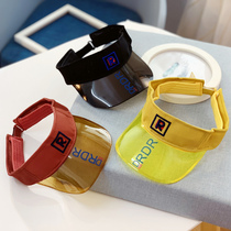 Summer childrens transparent empty cap sunshade hat sun hat sunhat hat male and female personality hat