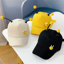 Spring and summer childrens caps cute bee hats boys and boys baseball caps Joker sunshade hats cartoon hats