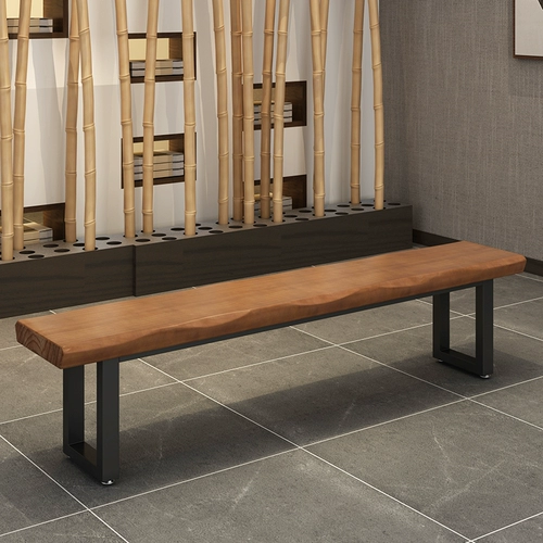 Чайный стул из массива дерева, столовая, скамейка, обеденный стул, домашний современный простой длинный стул, длинная скамейка для гостиной, балкона, стул для отдыха