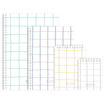 Japan KOKUYO REPUTATION WSG-SNLA580 Plaid impression student studying office notebook A6 A5