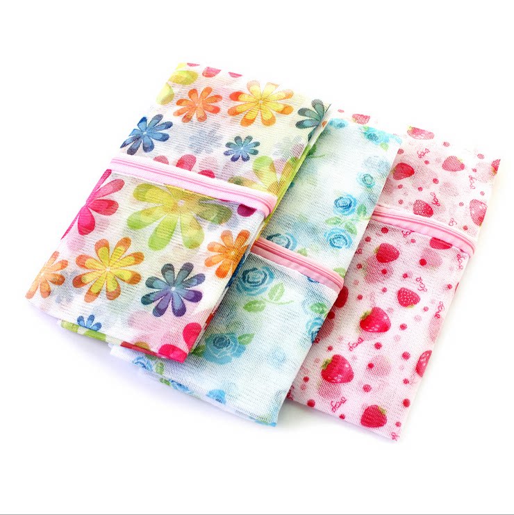 Washing machine laundry bag Underwear washing bag Printed nylon fine mesh laundry bag Bra underwear washing bag