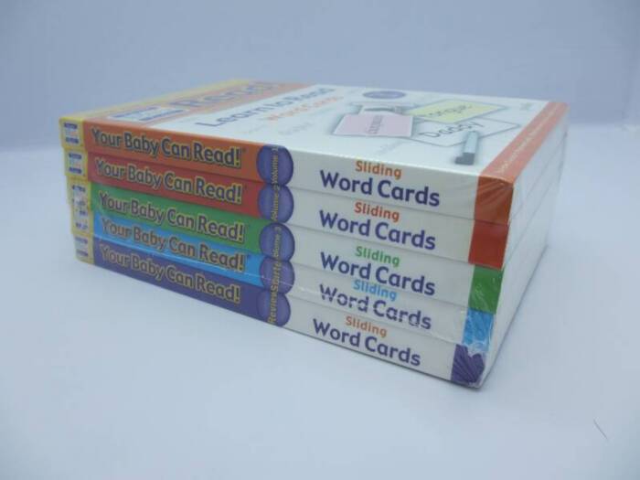 Baby read English your baby caan read early to teach single word cards to draw cards