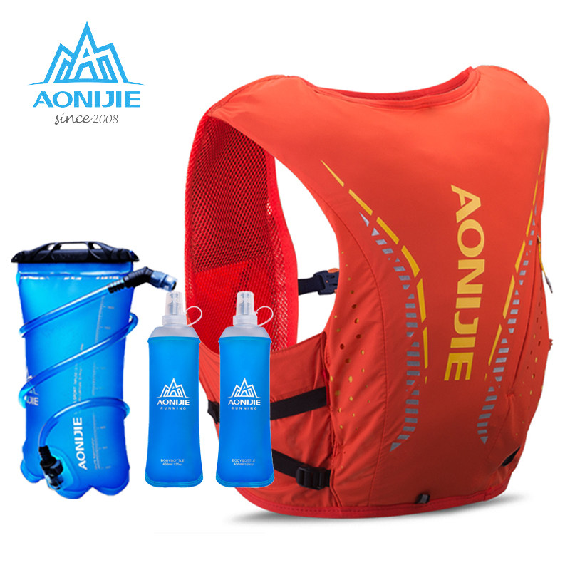 Onijie cross-country running backpack 8L marathon riding close-fitting breathable shoulders professional outdoor sports water bag bag