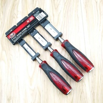 SCA crystal handle wooden chisel three-piece New woodworking tool flat chisel flat shovel set chrome vanadium steel
