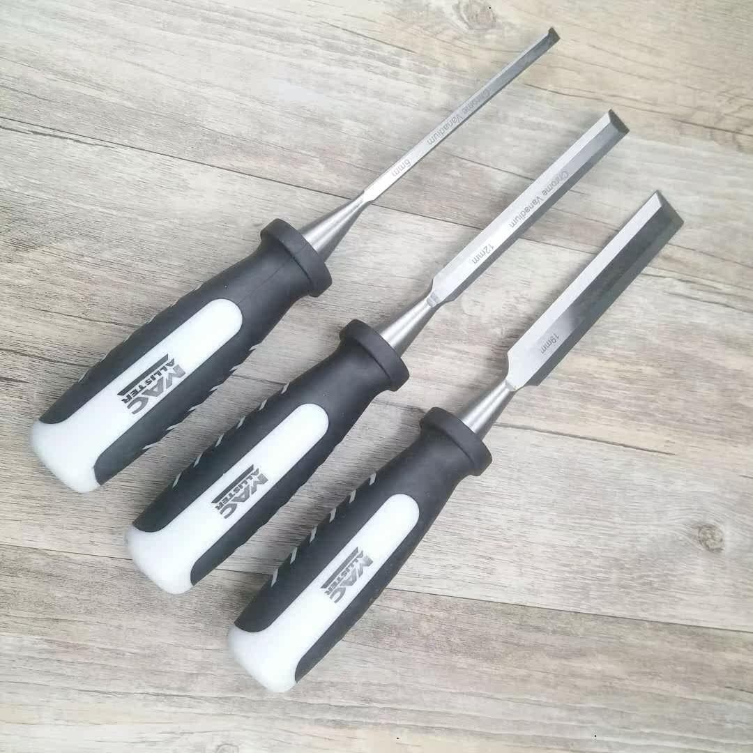 Mac woodworking chisel Chrome vanadium steel flat chisel Flat flat shovel Woodworking tools Flat chisel