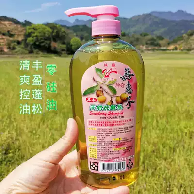 Taiwan Qiyuan Jiajiao Shampoo Silicone-free Natural Sapindia Oil Control Shampoo Anti-dandruff Anti-pod Liquid Shampoo