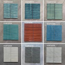 Japanese style off-white blue long mosaic chopstick tiles bathroom bathroom kitchen balcony bar background wall tiles