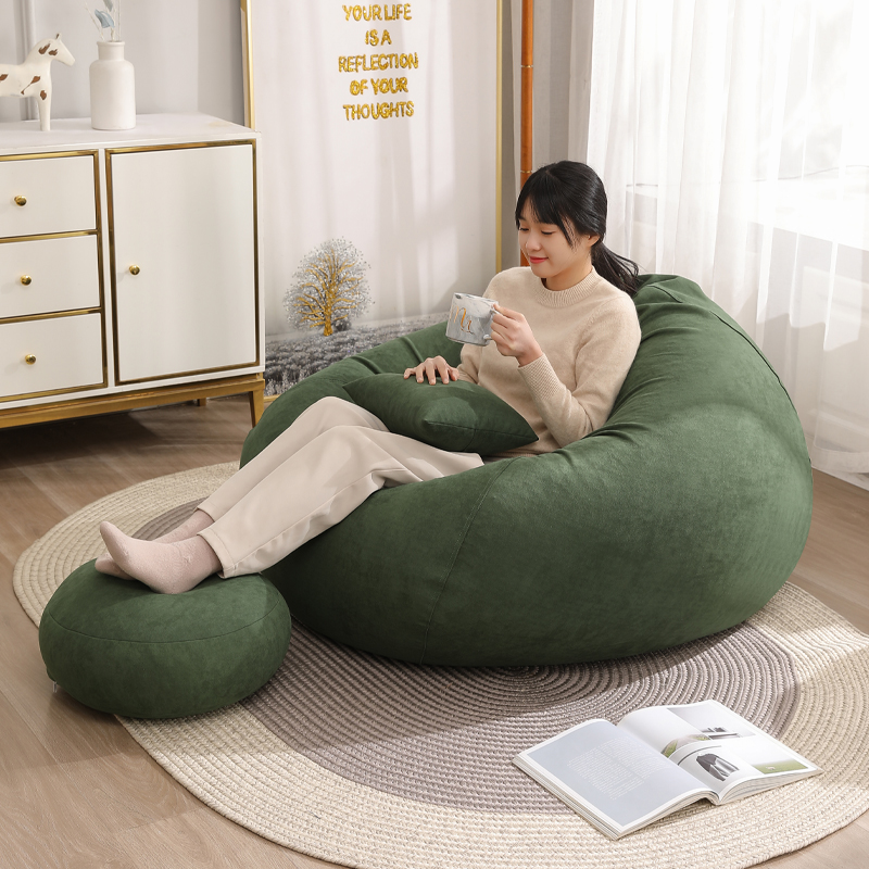 epp sloth sofa bean bag detachable washable single balcony bedroom ultra large size can lie sleeping tatami slob chair-Taobao