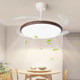 Medieval-Style Restaurant Chandelier, French Retro Walnut-Colored Fan Light, 2025 New Model, High-End American-Style Dining Chandelier