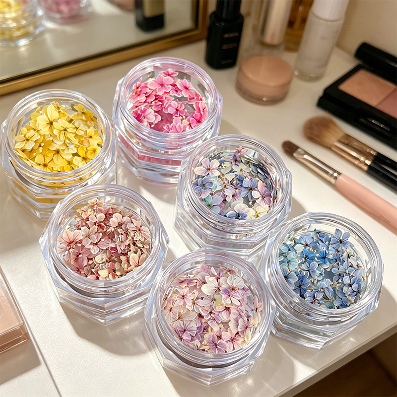Nail Art Dried Flower Materials Mixed with Pure Natural Color-Absorbing Flowers Monet Garden Dried Flowers Yellow Five-Petal Flowers Nail Decoration Nail Art Dried Flower Materials Mixed with Pure Natural Color-Absorbing Flowers Monet Garden Dried Flowers Yellow Five-Petal Flowers Nail Decoration