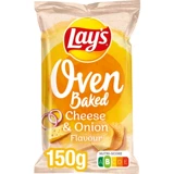 Lays Lays выпекает нереалирующие жирные картофельные чипсы VEN Запеченные с низким содержанием кнопок.
