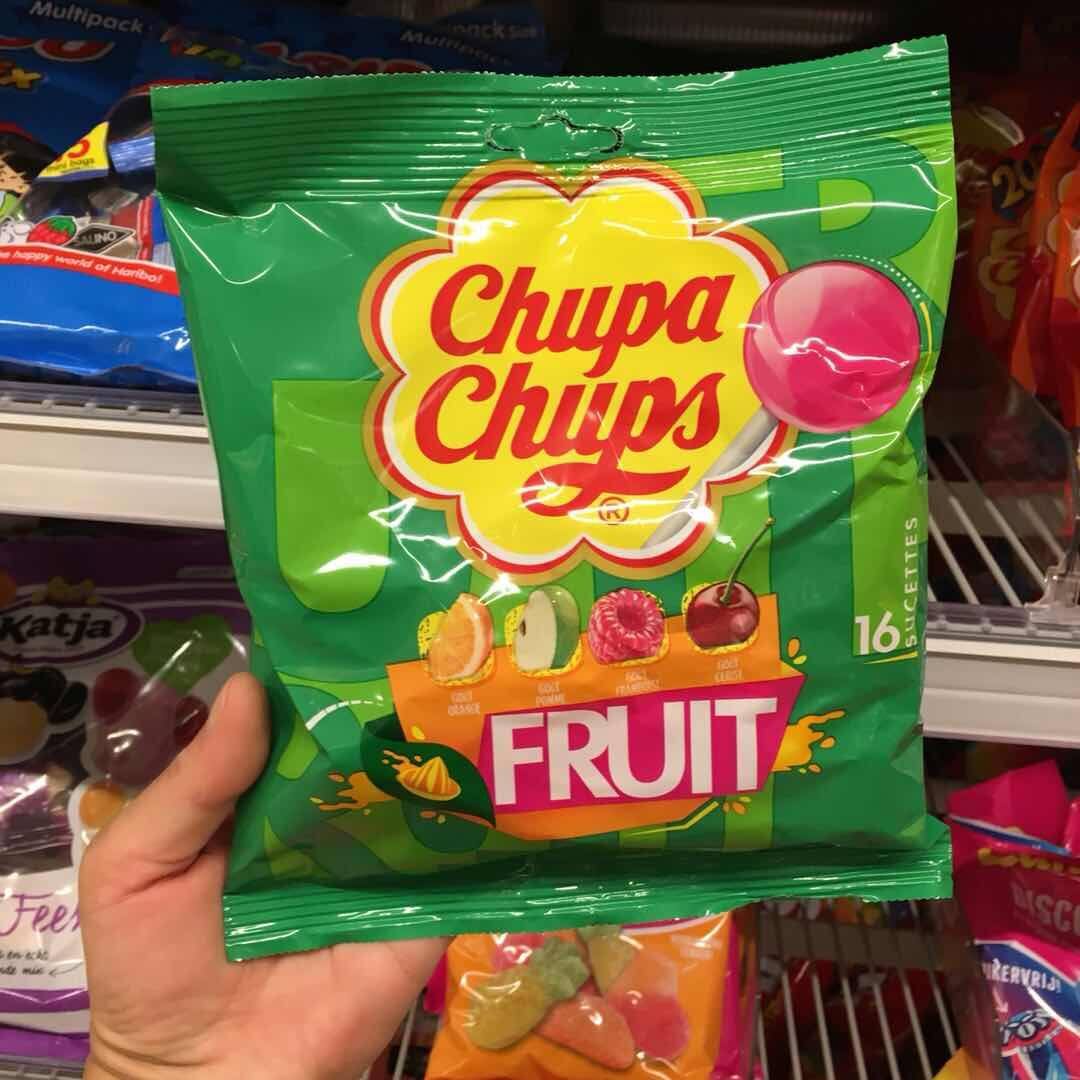 Spot Dutch chupa chups children's fruit filling juice lollipop A variety of fruit cola flavored snacks