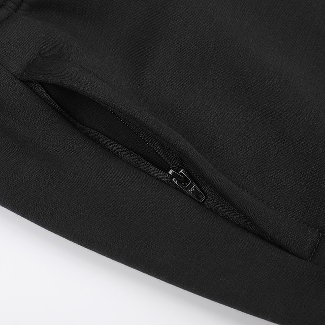 Authentic 361 Degrees Men's Pants 2024 Winter New Versatile Fleece-Lined Open-Knit Sports Trousers 552444003B