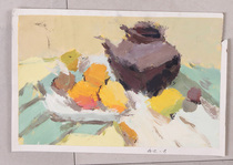 Original gouache painting Still Life oil painting decorative painting sketch 8 Open K color Chinese Academy of art color copying sketching