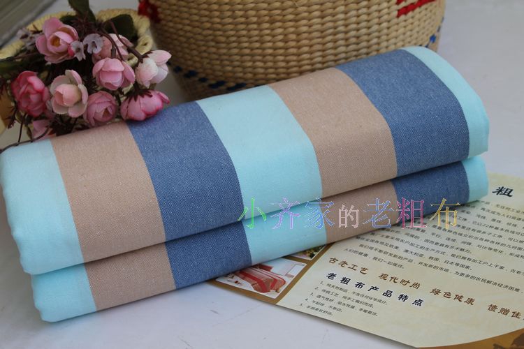 Xuất khẩu france chất lượng bông làm bằng tay cũ thô vải tờ đơn đôi sọc gối quilt cover 1,51,8 giường