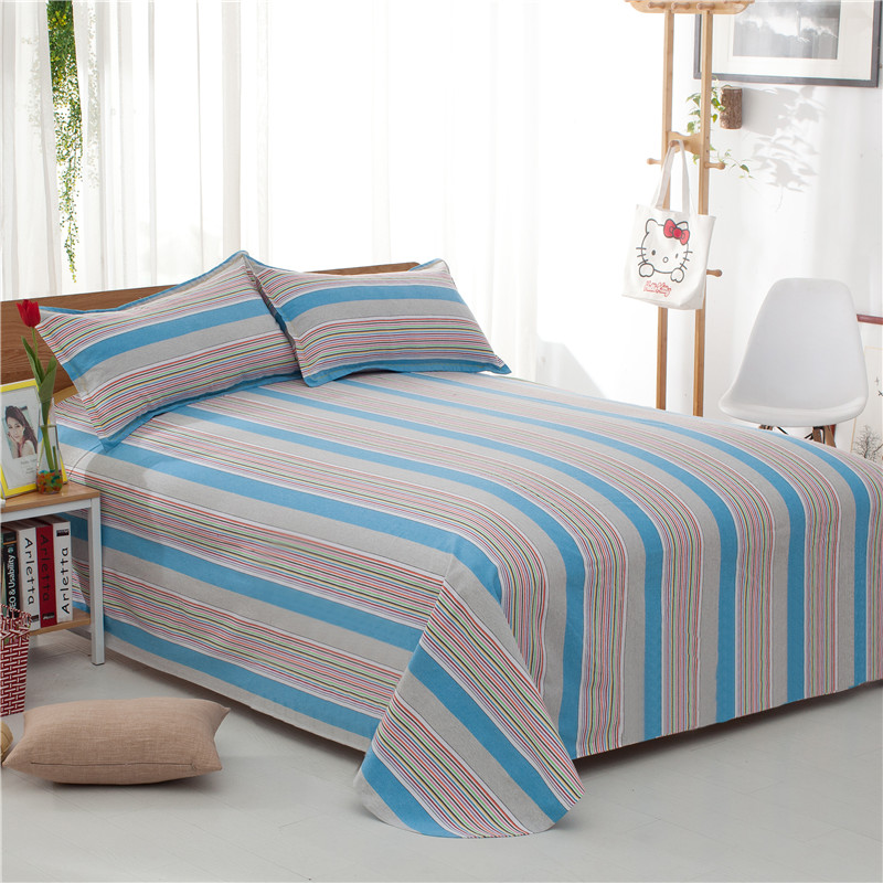 Dày làm bằng tay cũ thô bông bốn mảnh sọc đôi giường đơn quilt đám cưới 1,5 1,8 2 m giường