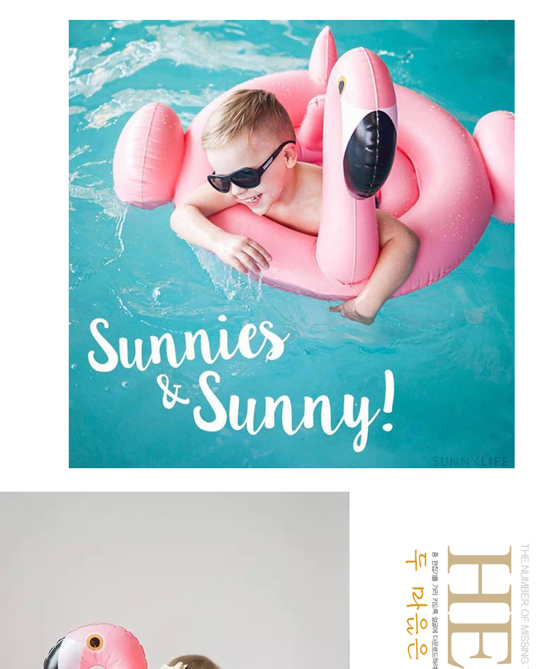 Trẻ em flamingo vòng bơi bé trai bé gái bé gái bơi vòng bé 1 đến 4 tuổi - Cao su nổi phao cho bé tập bơi