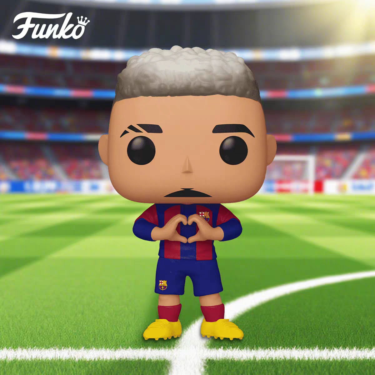 Фигурка Funko Pop Барселона: звезда футбола Ямаль (Yamal), кукла Левандовский, кукла Педри, Гавила, Финья, Финья