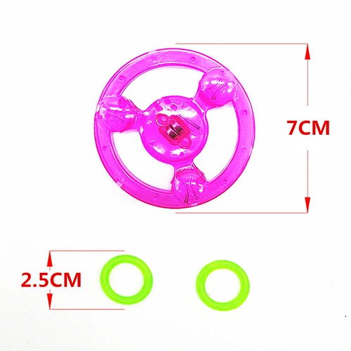 Светящаяся мигающая велосипедная кассета со шнуром, волчок со звуком, игрушка