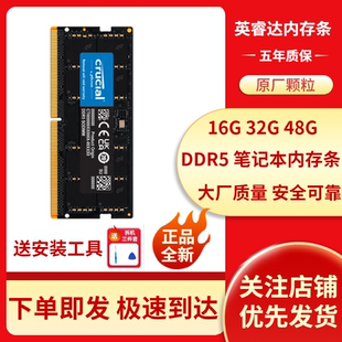 Yingruida Micron DDR5 5600 МГц 16G 32G 48G 6 4г рабочий стол ноутбук озу полосатый