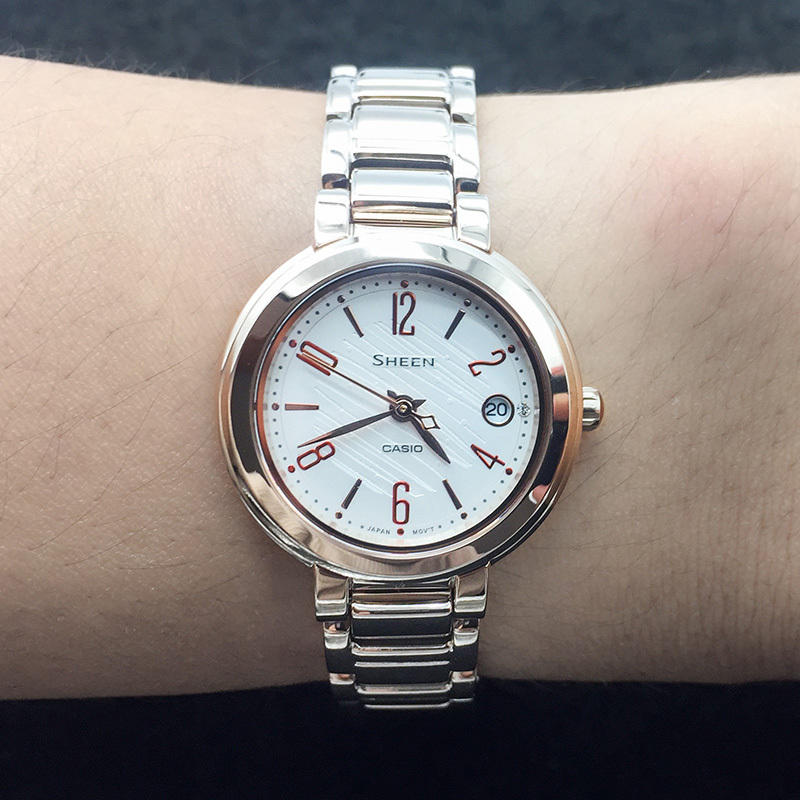 Casio Watch Sheen Series She-4531Cg-7A/4528D Classic Elegant Quartz Women's Watch