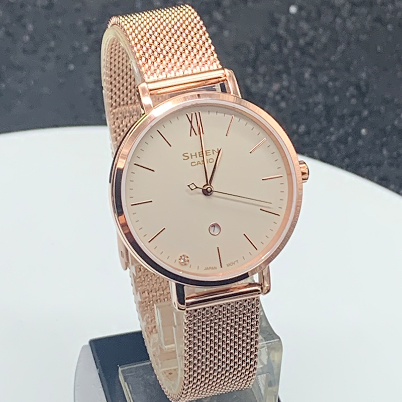 Casio Watch Sheen She-4539Cgm-4A/Cgl/M/4540/4541Cg Quartz Women's Watch