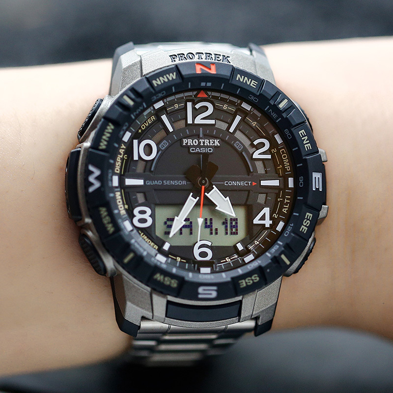 Casio Protrek Prt-B50T-7/B50-2/1/4/Yt/B70 Mountaineering Bluetooth Men's Wristwatch