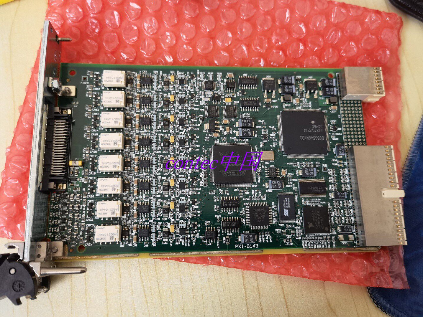 NI PXI-6143 synchronized mining of the collection card