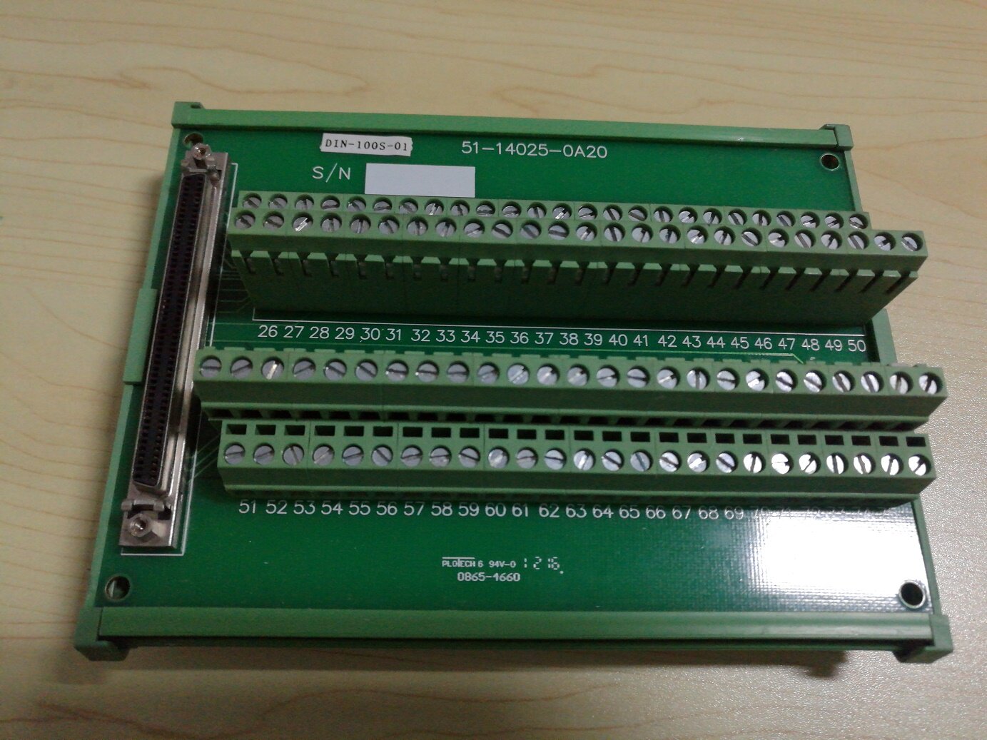 ADLINK Ling Hua DIN-100S-01 SCSI 100P Terminal board volume large offer