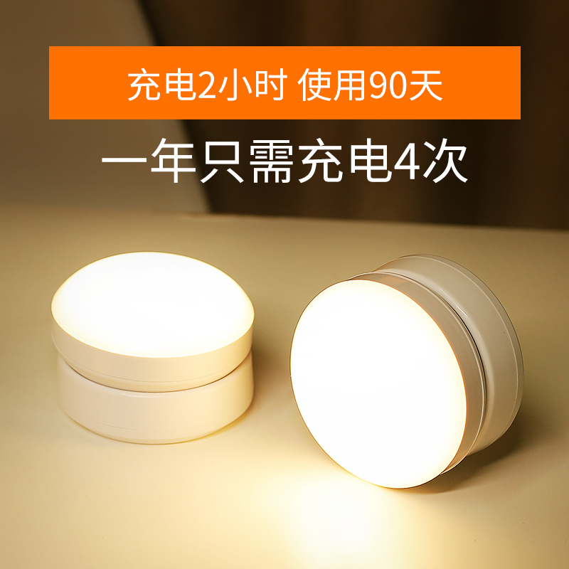 Small Night Light Bulb Led Charging Building Road Light Control Sound Control Aisle Wardrobe Hallway Human Sensing Home Stairs Automatic