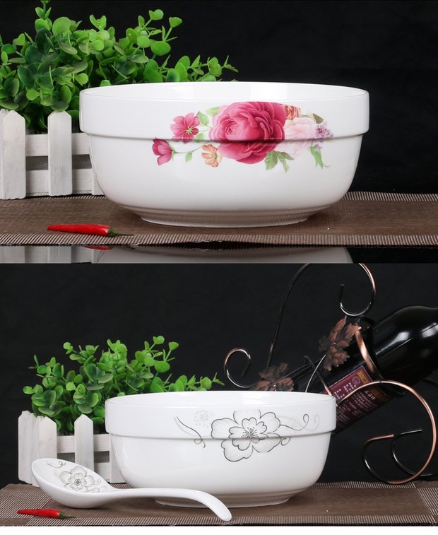 Ưu đãi đặc biệt với nắp nồi súp bát xương Trung Quốc bát dao kéo đặt nồi siêu lớn nồi súp nồi súp bát bát dĩa inox