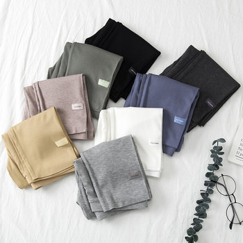 Thin thin model of modal versatile cropped pants