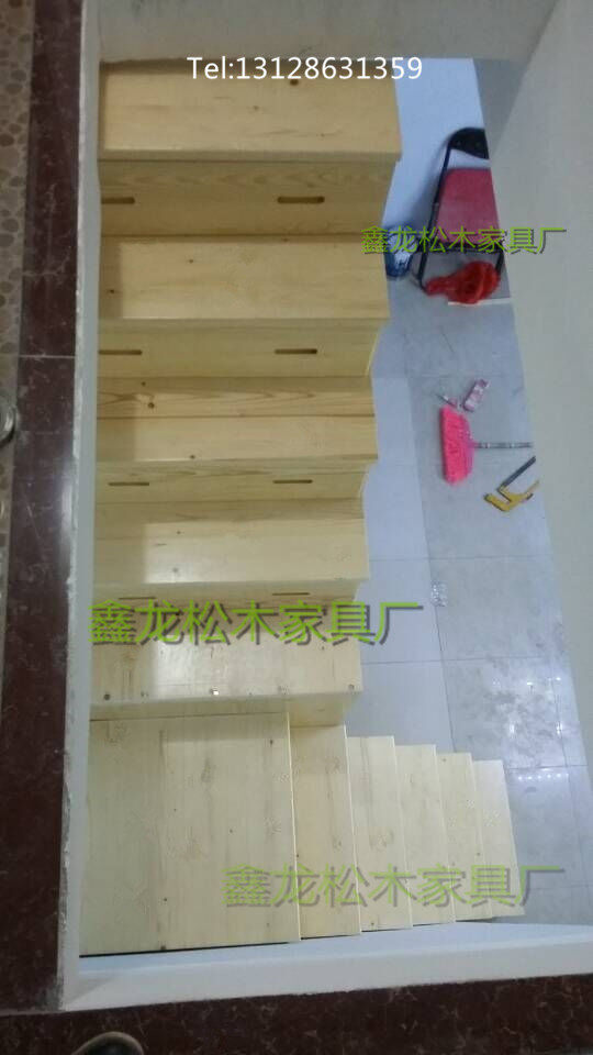 Лестница 跃层楼梯踏步柜衣柜楼梯大型实木楼梯定做室内楼梯阁楼上楼梯订做