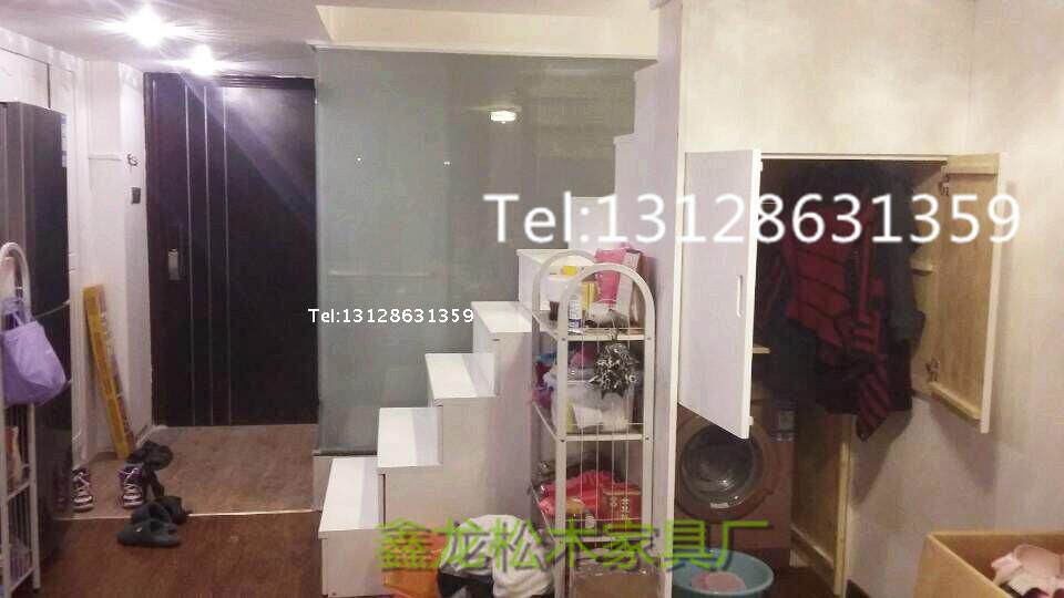 Лестница 跃层楼梯踏步柜衣柜楼梯大型实木楼梯定做室内楼梯阁楼上楼梯订做