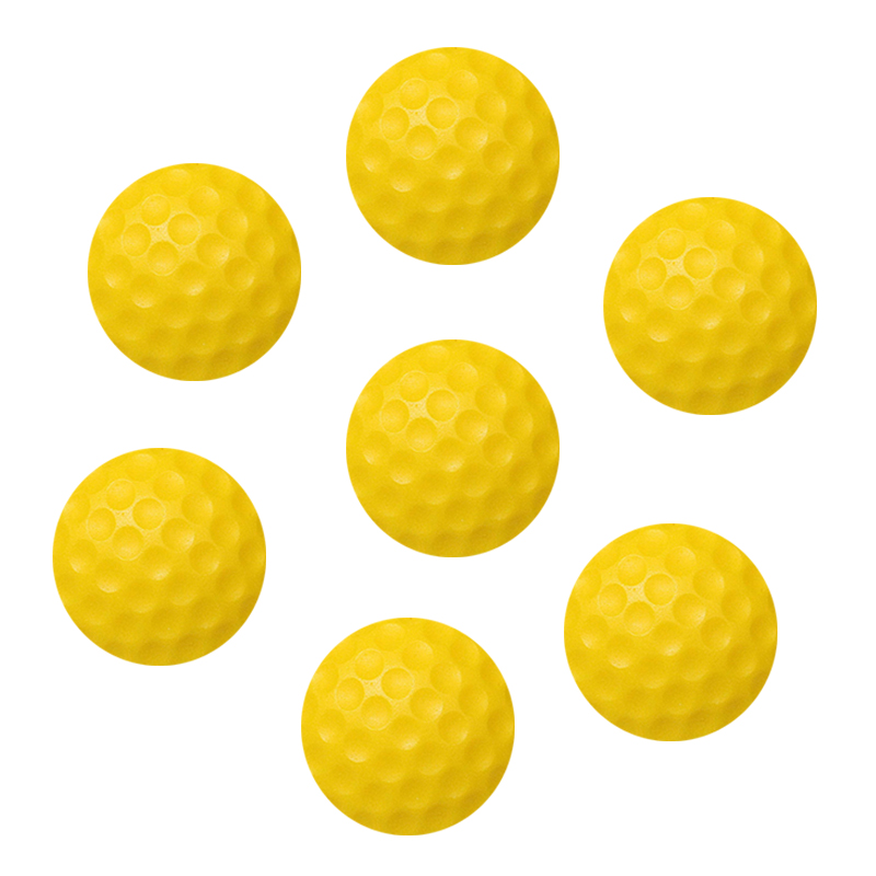Indoor Golf Practice Ball Pu Softball Kids Early Teach Sponge Balls Golf Sparkling Ball Home Pet Toy Ball